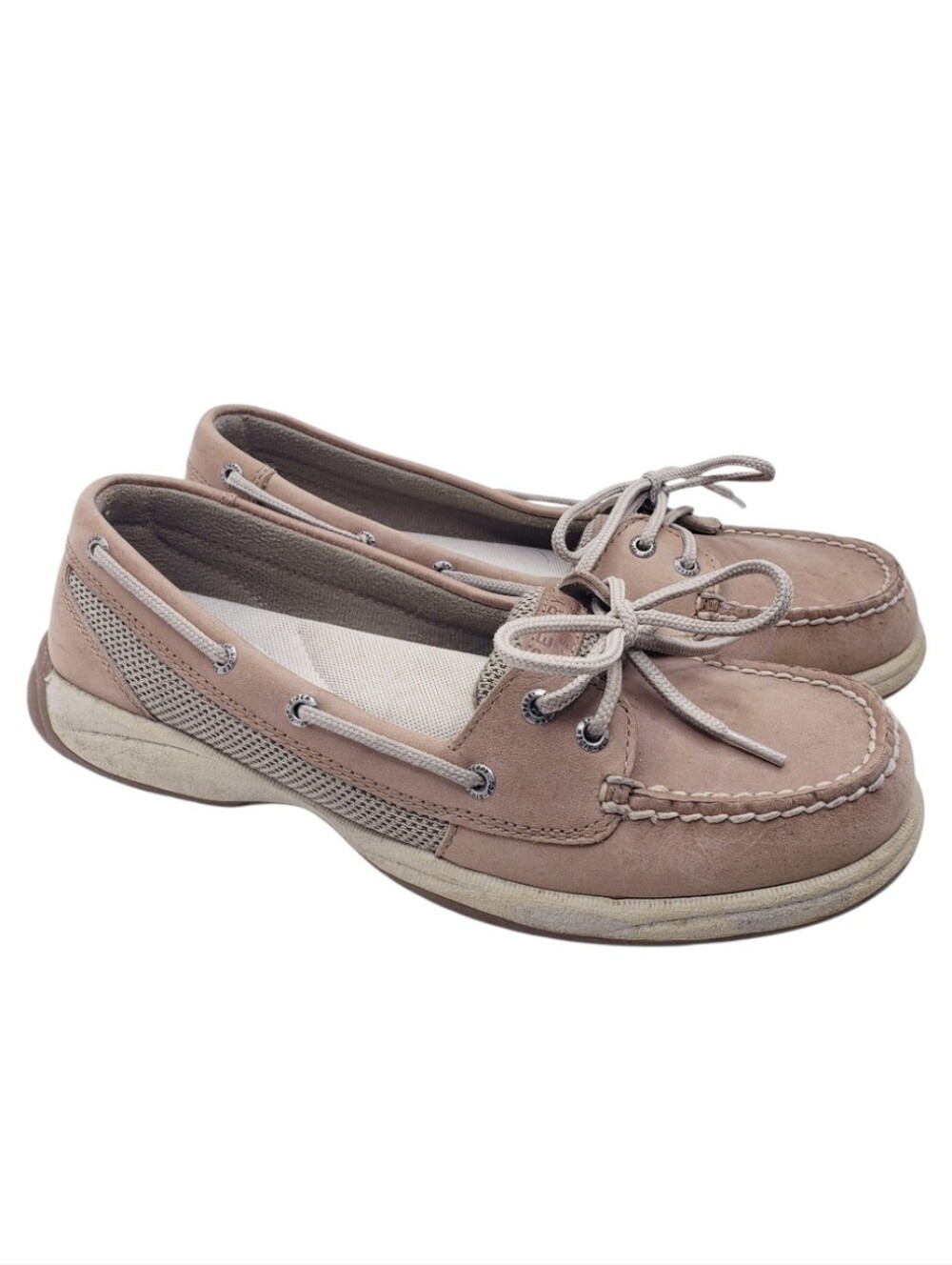 Sperry Top Sider Tan Slip On Casual Boat Shoes Loafers Women's Size 9.5